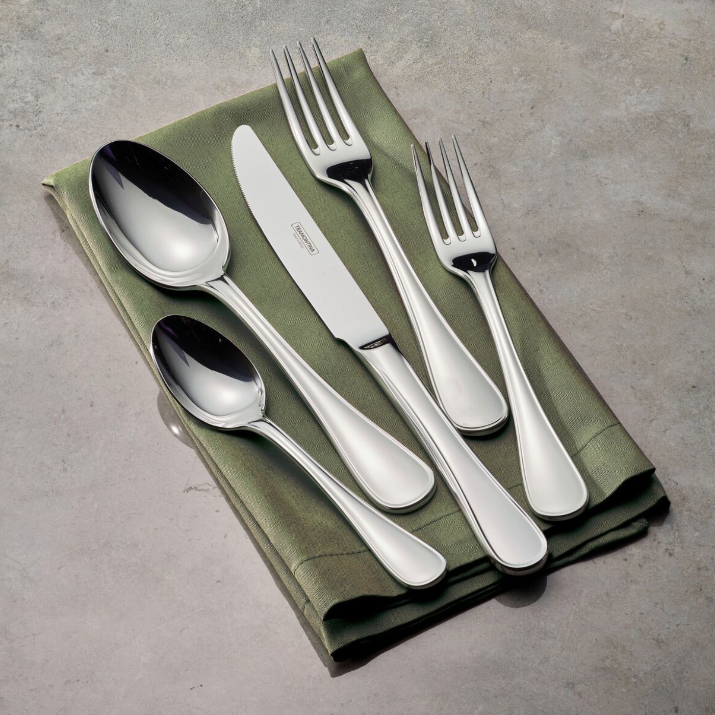 Firenze Premium 18/10 Stainless Steel Flatware 45 Pieces Set