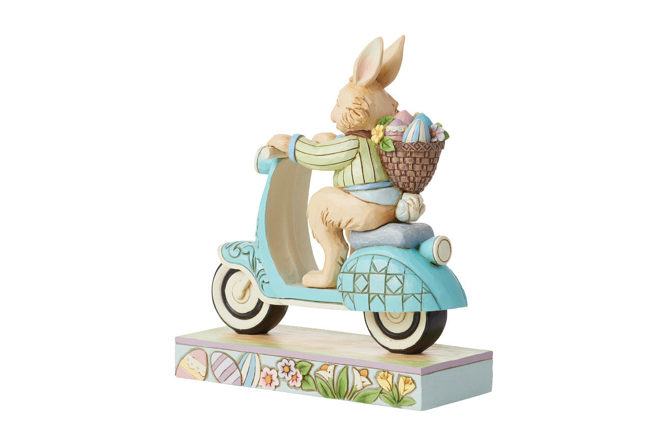 Scooting Towards Easter Easter Bunny on Scooter