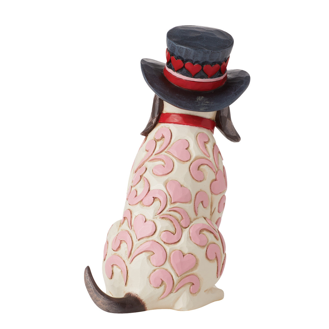 My furr-ever Valentine Love Dog with Top Hat