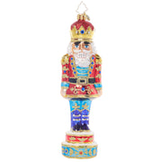Royal Elegance Nutcracker Ornament