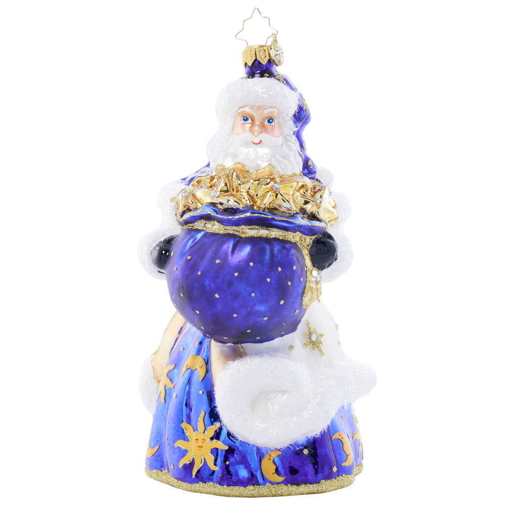Cosmic Christmas Claus Ornament