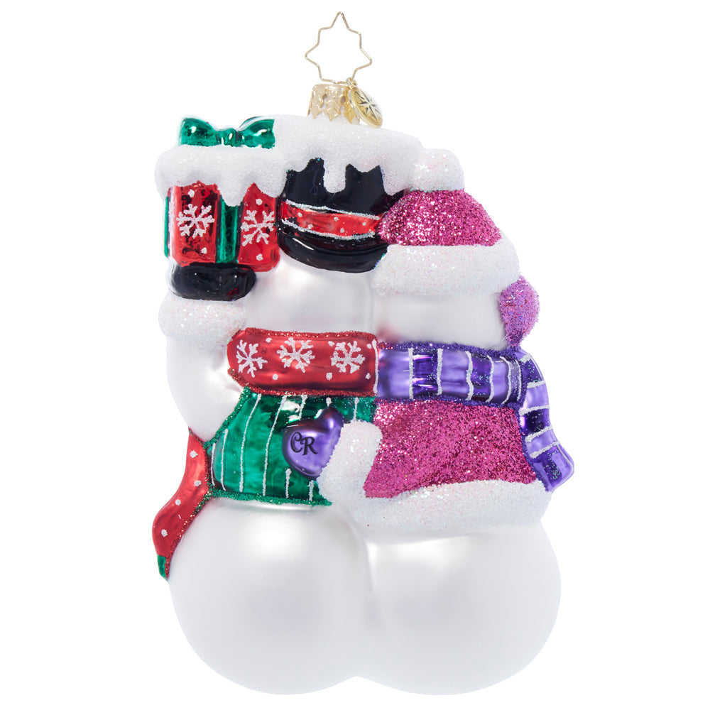 Snow Couple Ornament