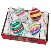 Vivid Vintage Mixed Shapes Ornaments Set of 6