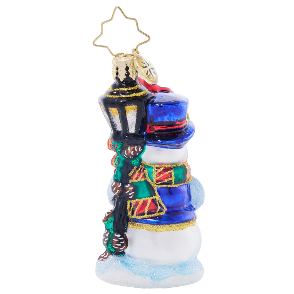 Feathered Friends Snowman Gem Ornament
