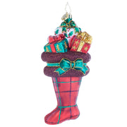 Festive Tartan Treasures Ornament