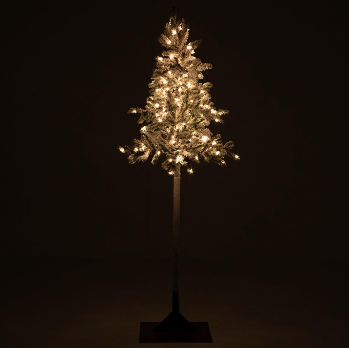 Flocked Pine Parasol Tree 8' x 41"