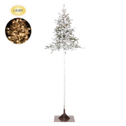 Flocked Pine Parasol Tree 10' x 45"