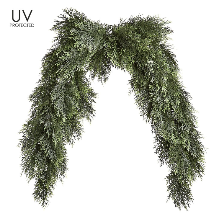 UV Protected Cedar Swag Garland 72"