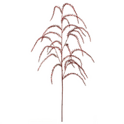 Red Glittered Amaranthus Spray 54"