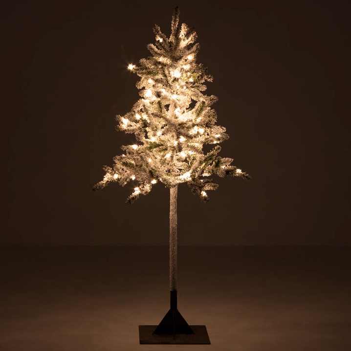 Flocked Pine Parasol Tree 6' x 37"