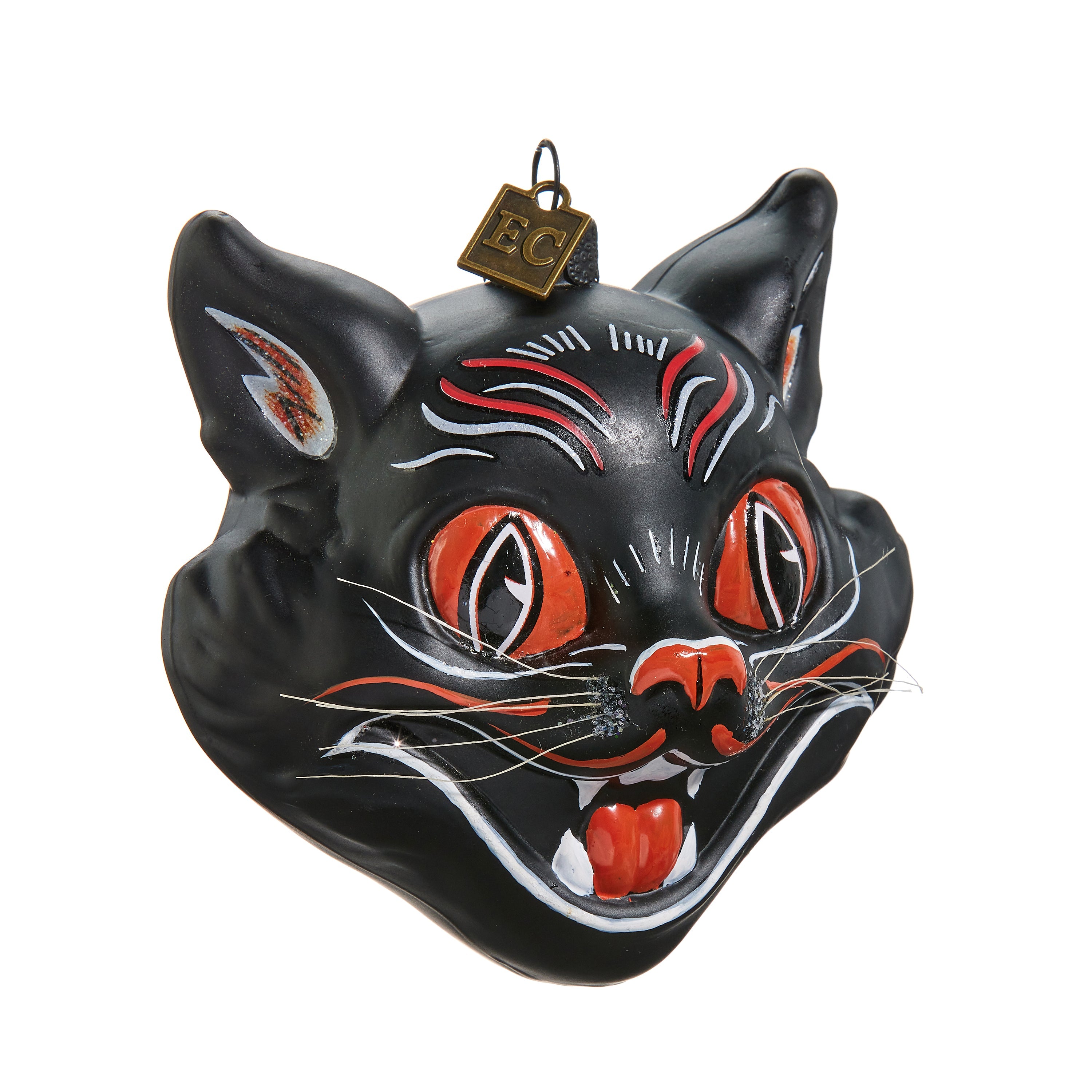 Scaredy Cat Ornament 4"
