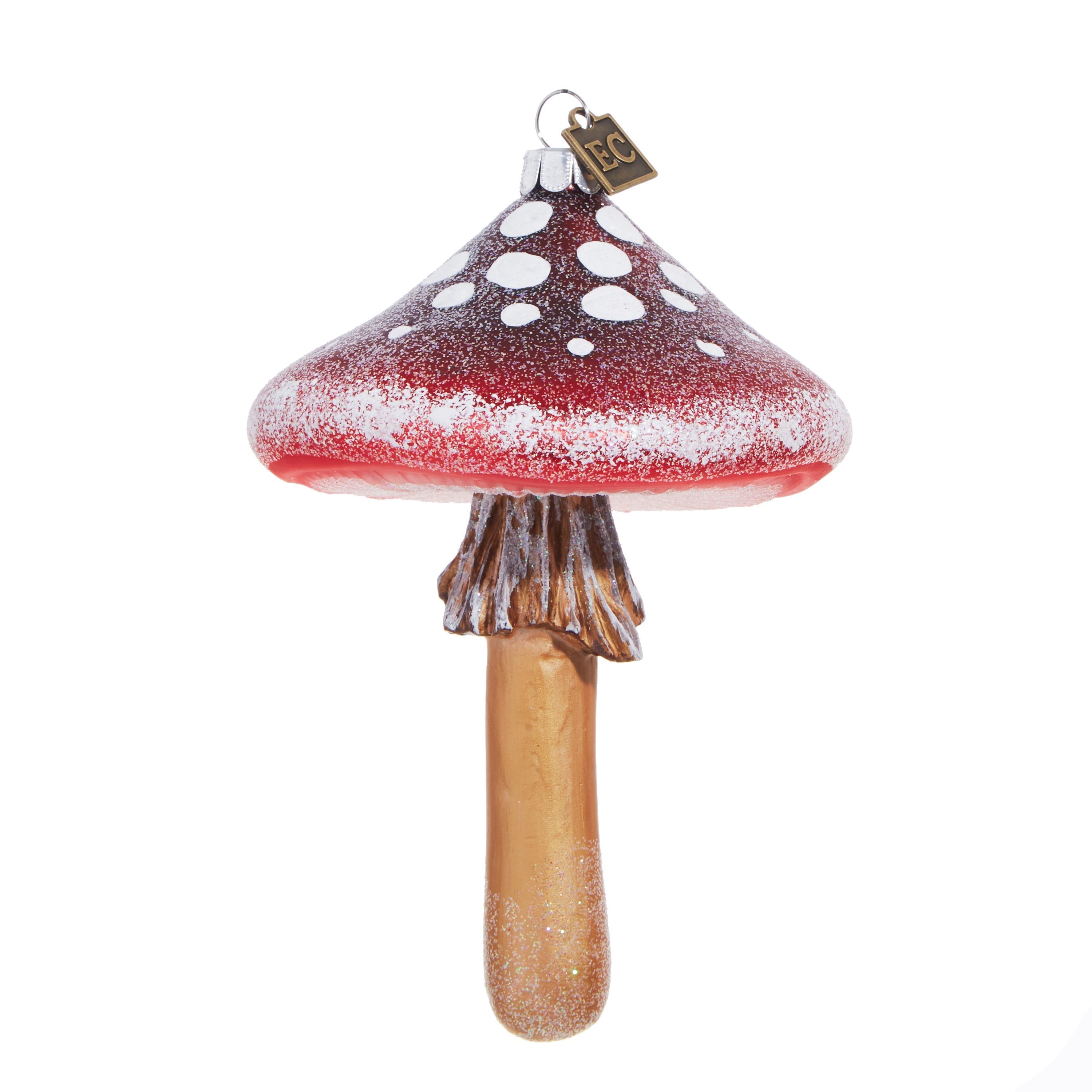 Red Mushroom Ornament 5"