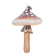 Brown Mushroom Ornament 5"