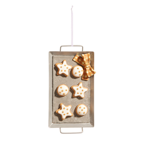 Gingerbread Cookie Sheet Ornament 7.5"