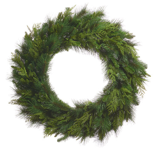 Cedar and Pine Wreath 36"