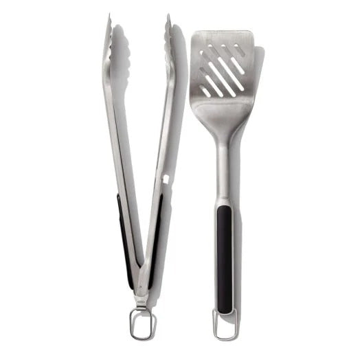 Grilling Turner and Tongs Set
