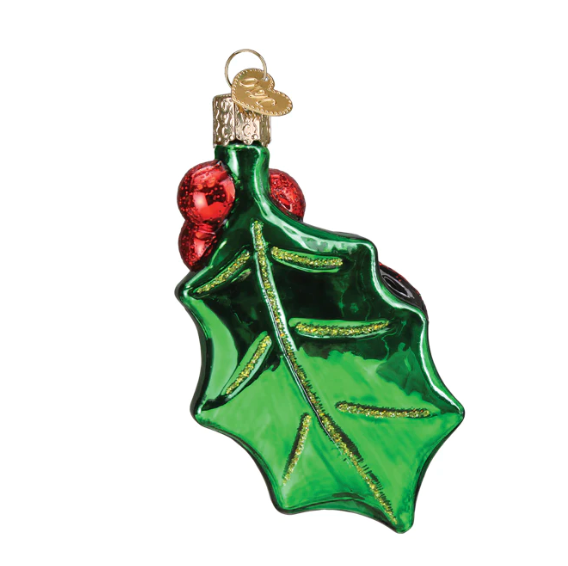 Holly Ladybug Ornament