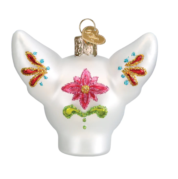 Dia De Los Muertos Dog Ornament