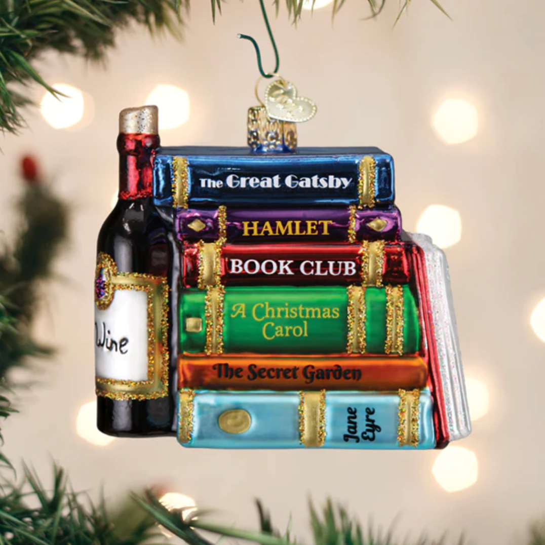Book Club Ornament