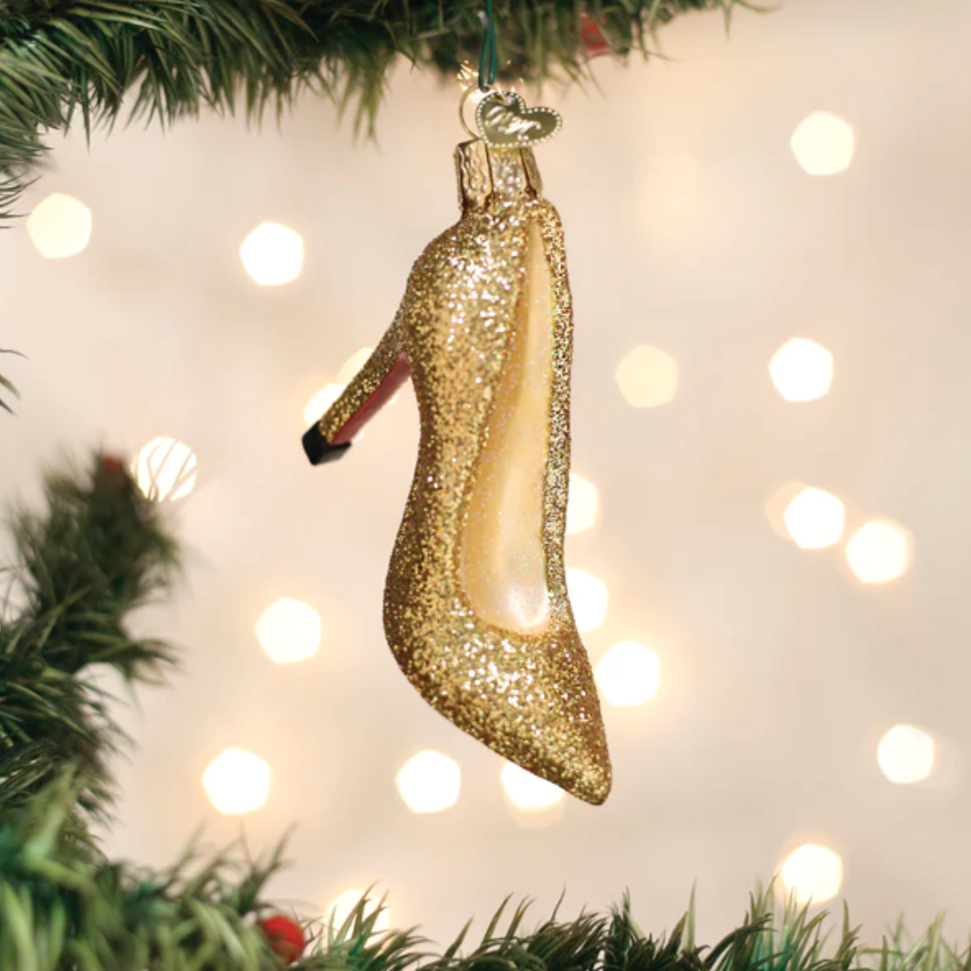Glam Heel Ornament