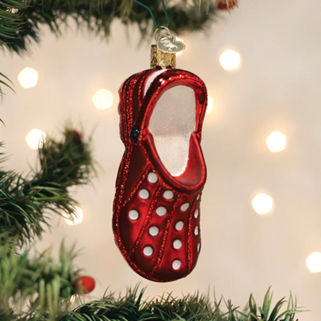 Rubber Clog Ornament