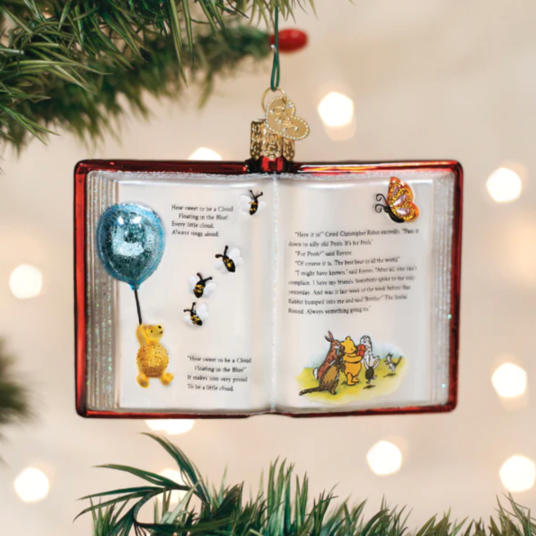 Winnie-The-Pooh Book Ornament