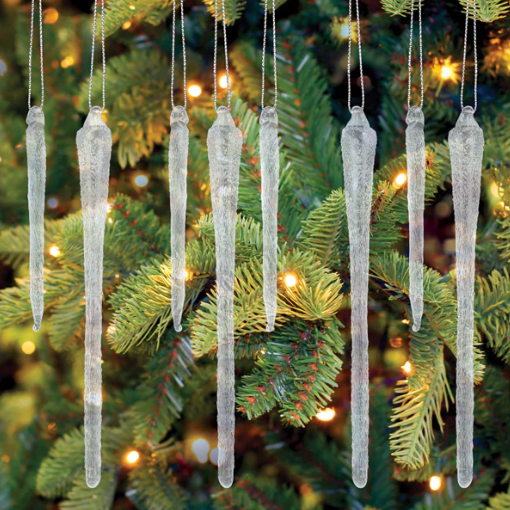 Frosty Icicles Set Of 6 Ornament