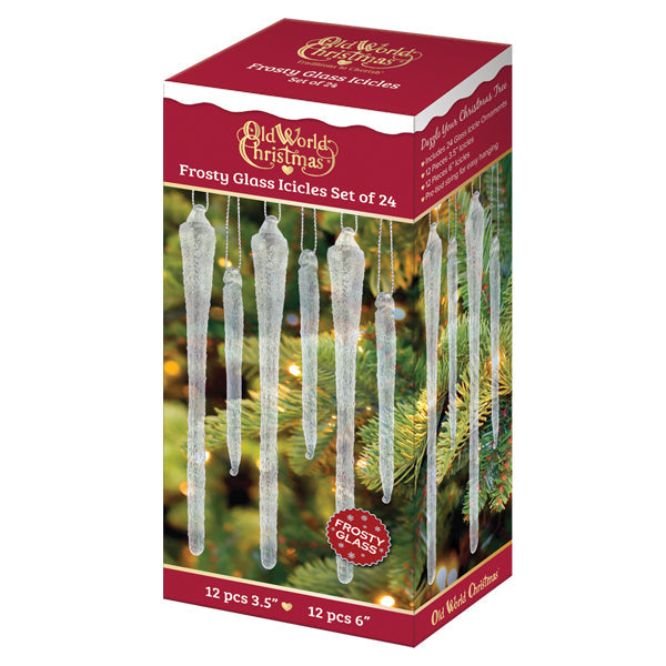 Frosty Icicles Set Of 24 Ornament