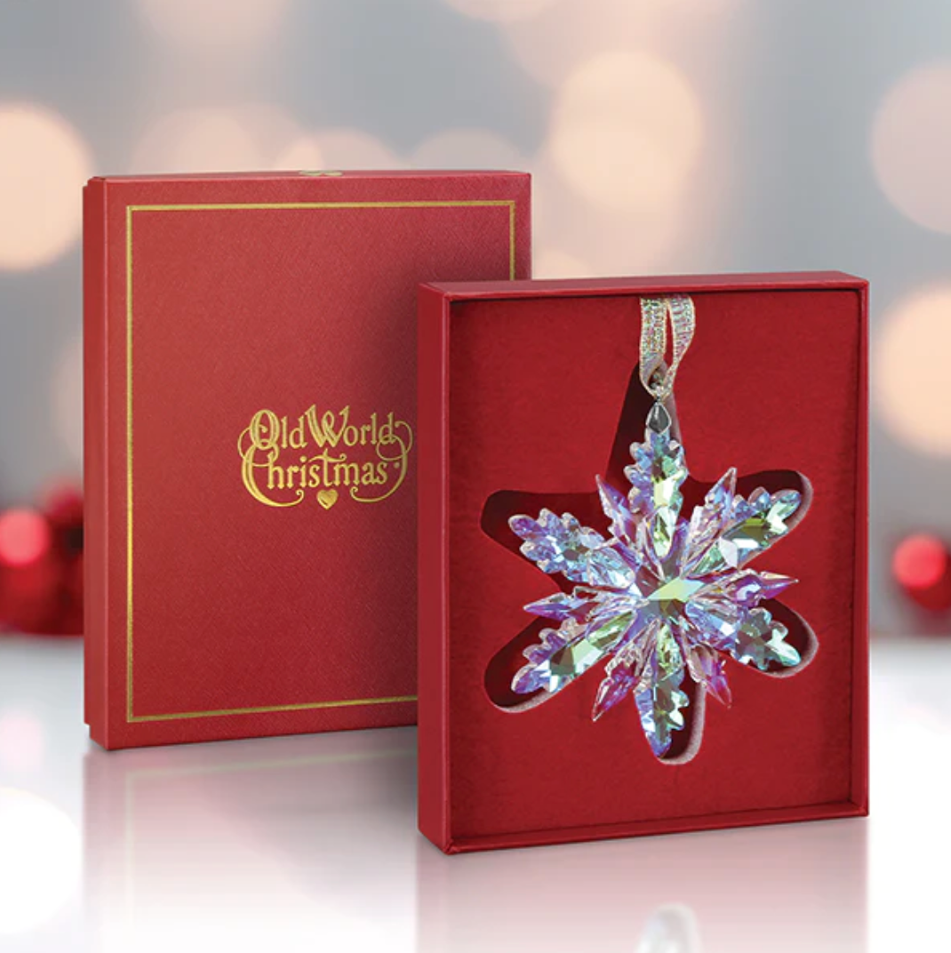 Radiant Crystal Snowflake Ornament