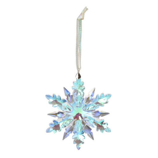 Radiant Crystal Snowflake Ornament