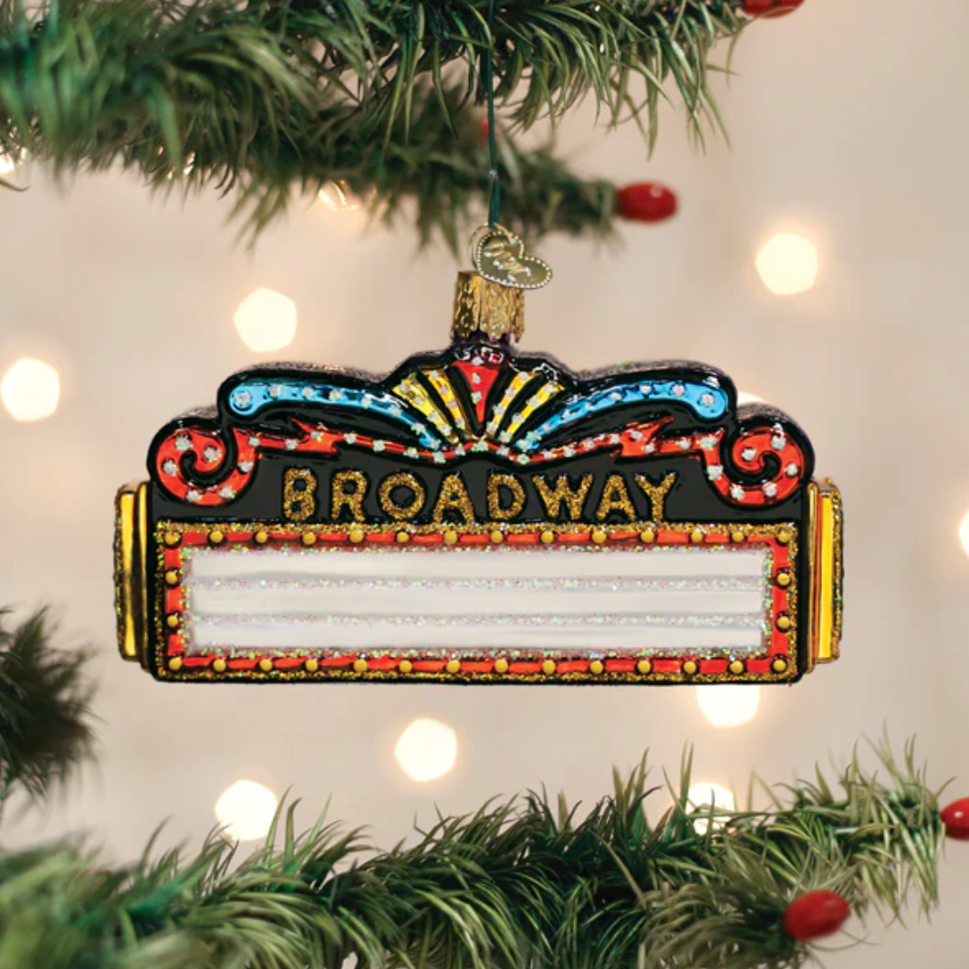 Broadway Marquee Ornament