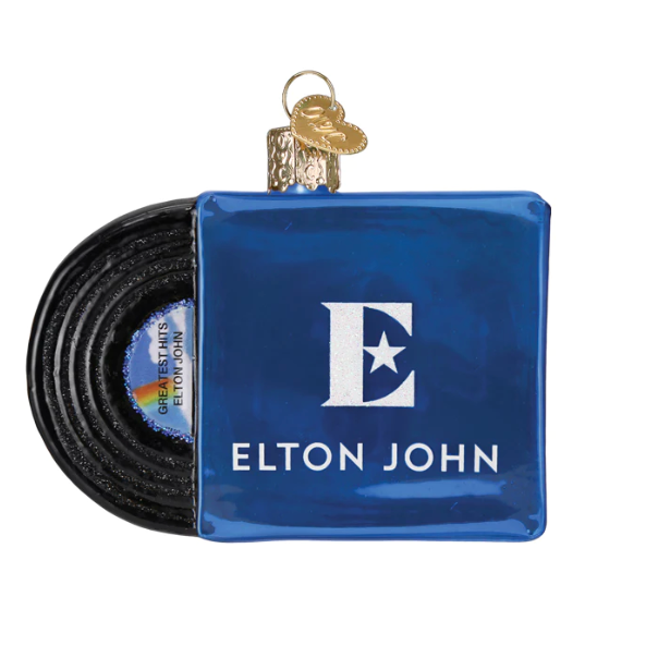 Elton John Greatest Hits Album Cover Ornament