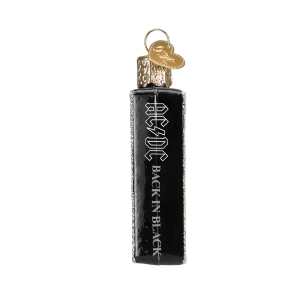 AC/DC Back In Black Album Cover Ornament