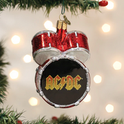 Ac/Dc Drum Set Ornament