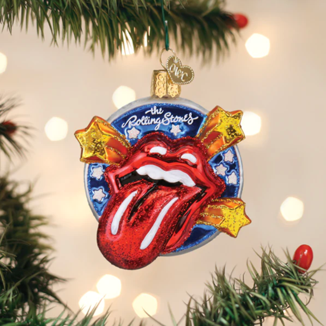 The Rolling Stones Tongue Ornament