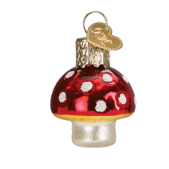 Lucky Mushroom Mini Ornament