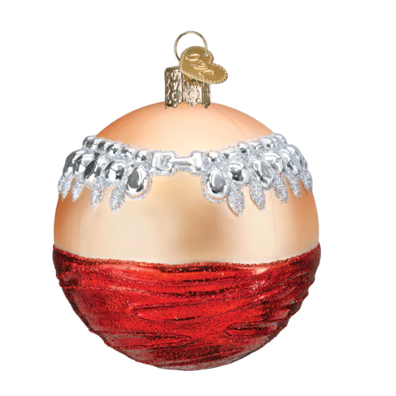 Girl's Best Friend Round Ornament