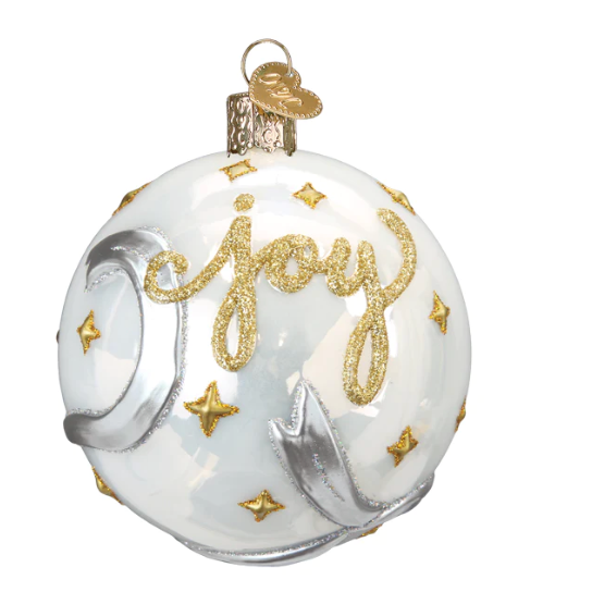 Peace & Joy Round Ornament