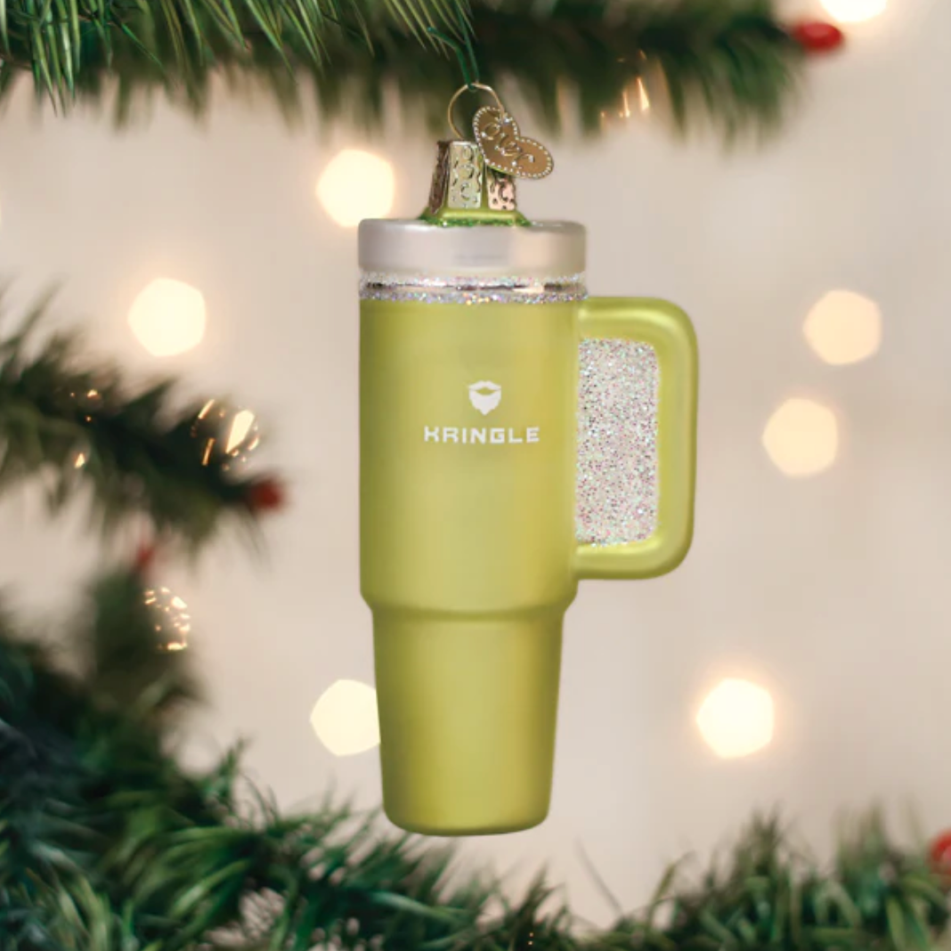Green Kringle Cup Ornament