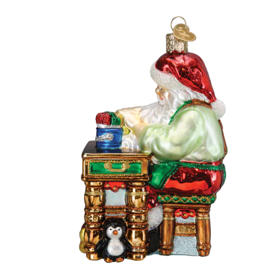 Workshop Santa Ornament