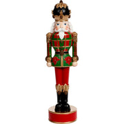 Traditional Plaid Nutcracker 18"