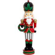 Nutcracker with Wreath 18"