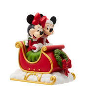 Holiday Mickey and Minnie in Christmas Sleigh