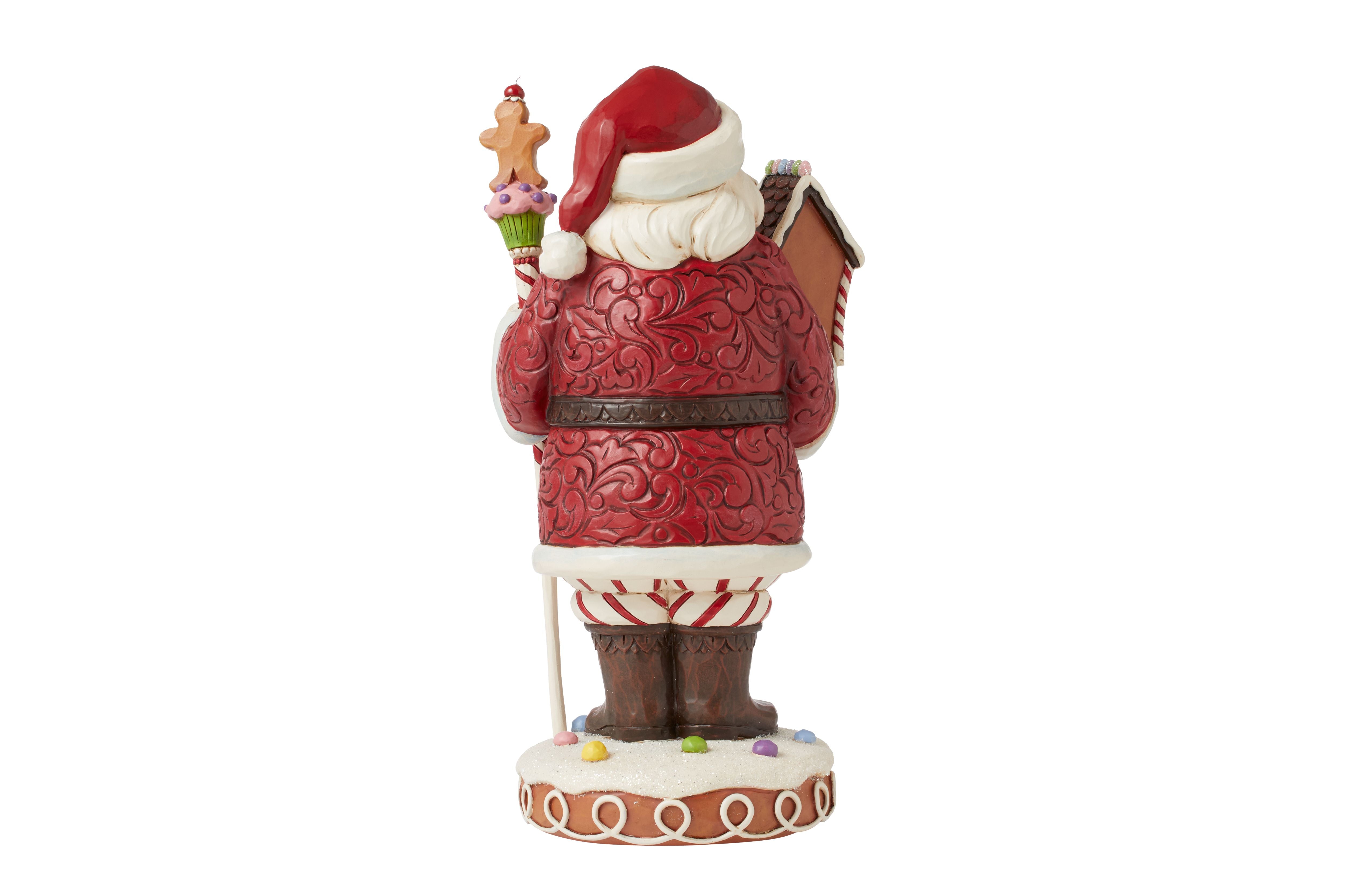 Have a Sweet Christmas Gingerbread Santa with Staff