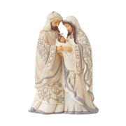 Greatest Gift of All White Woodland Holy Family