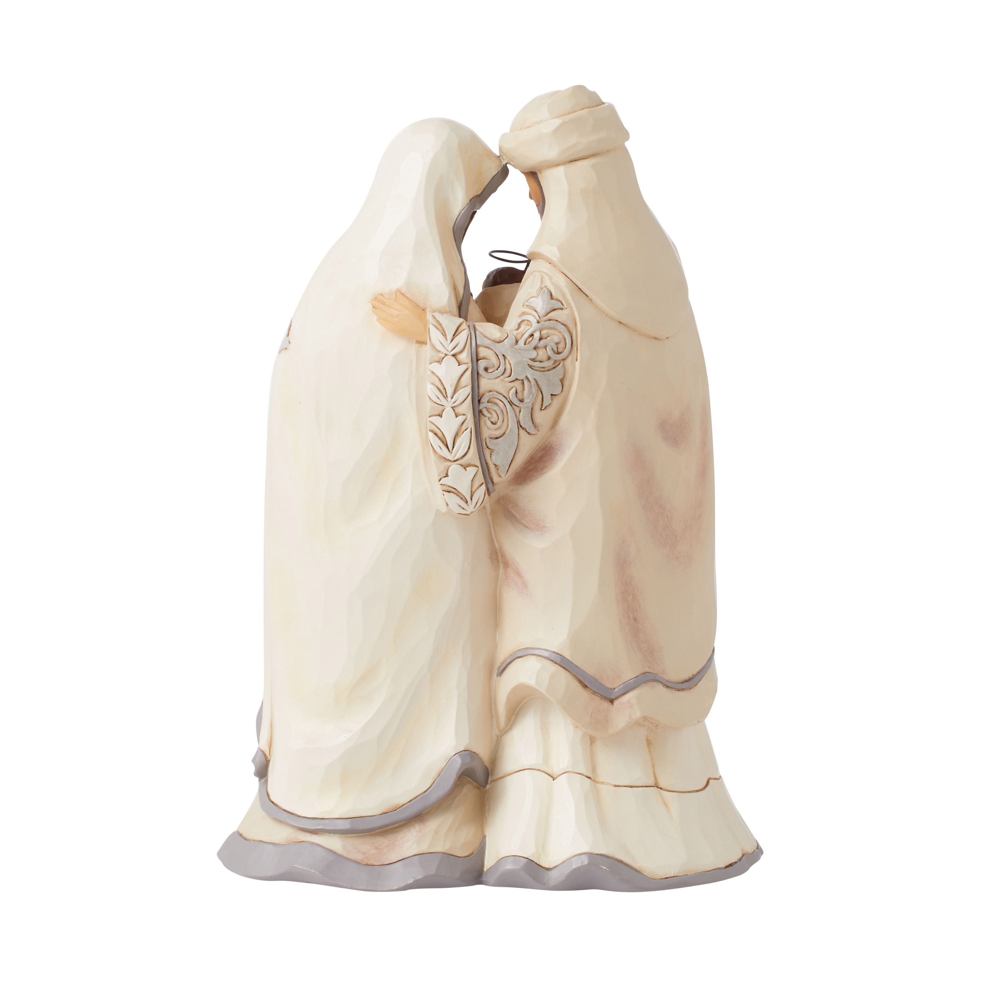 Greatest Gift of All White Woodland Holy Family