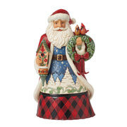 Winter's Welcome Highland Glen Santa with Bird