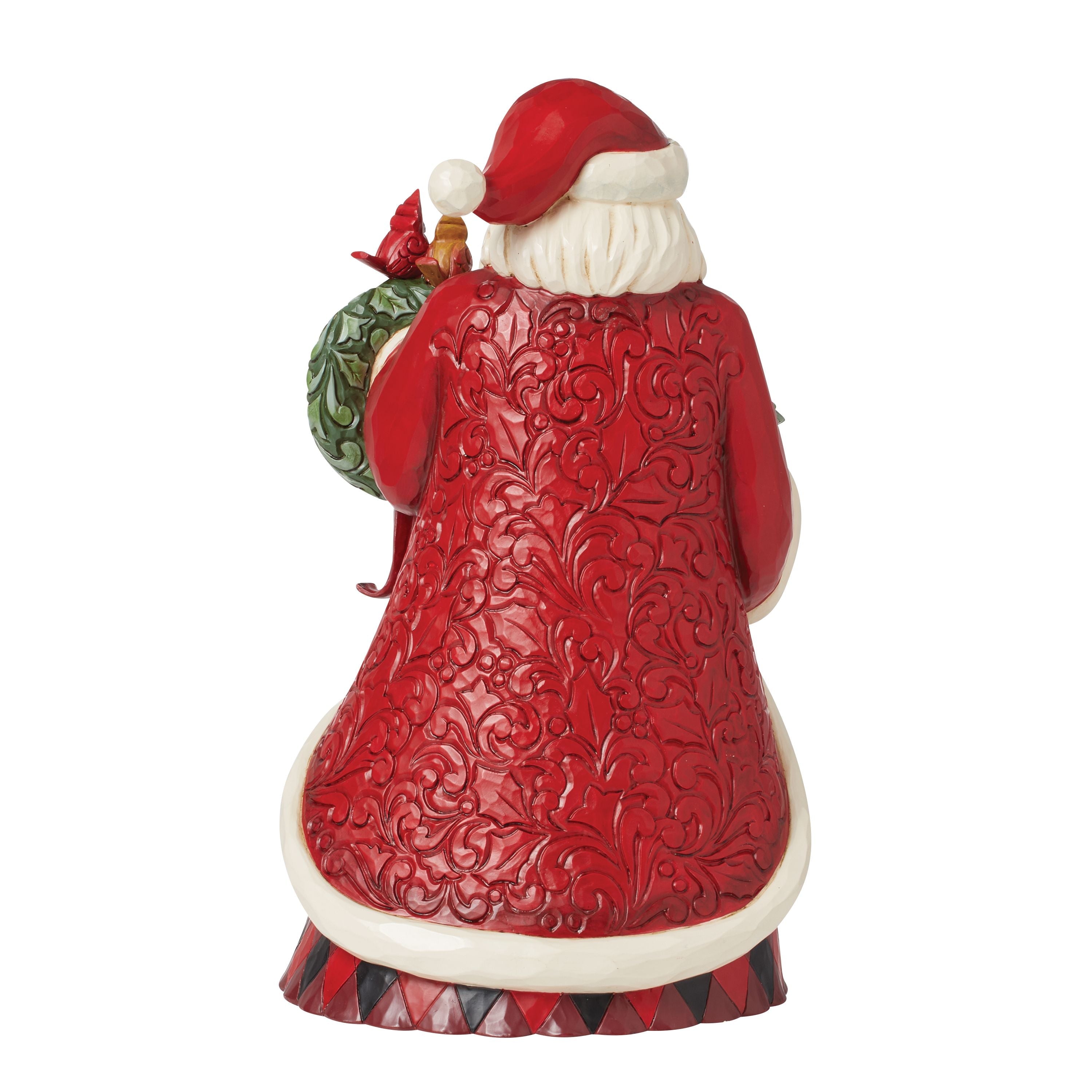 Winter's Welcome Highland Glen Santa with Bird