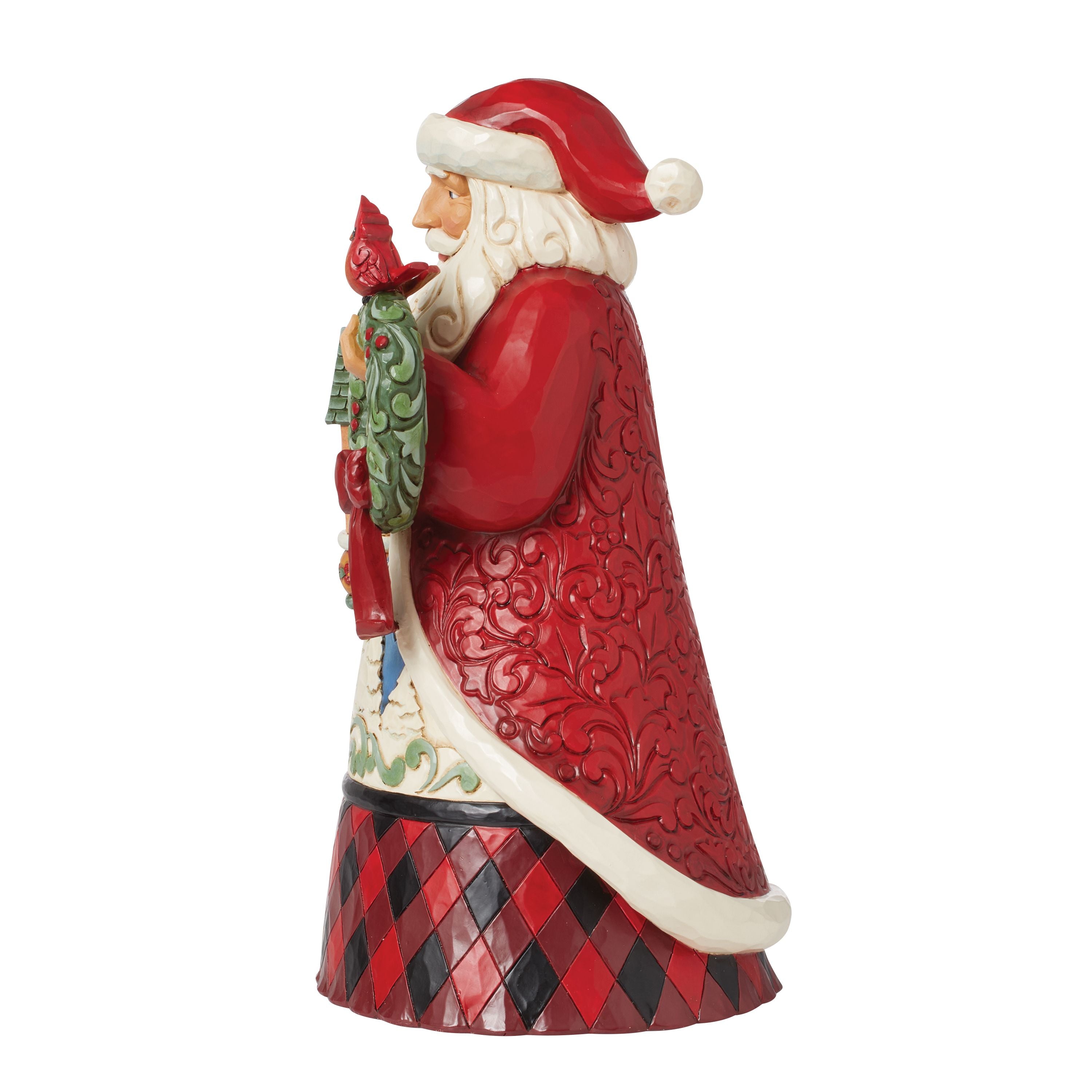 Winter's Welcome Highland Glen Santa with Bird