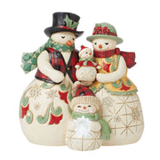 Love Keeps Us Warm Highland Glen Snowman Family